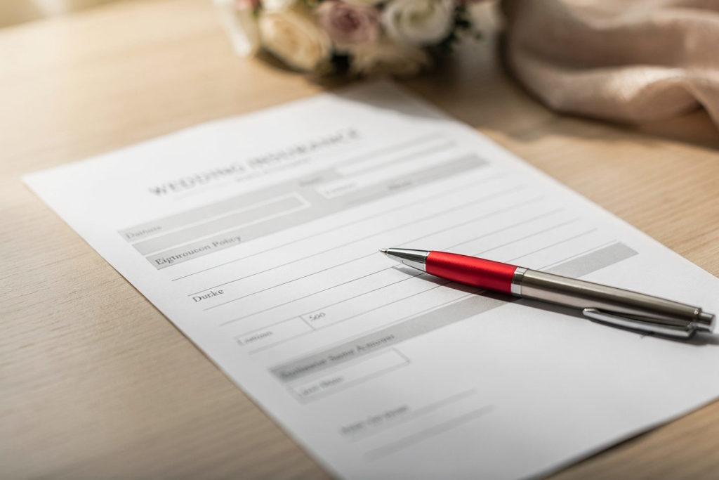 Leistungen, Kosten und Vertragsdetails der Hochzeitsversicherung – Waldenburger Versicherung AG
